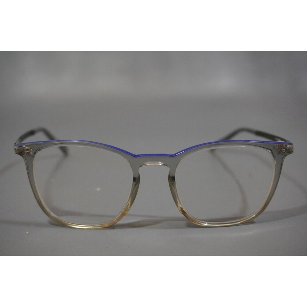 MOREL OGA 10140O GB08 Blue Clear Grey Eyeglasses Frames Only 52-20-145
